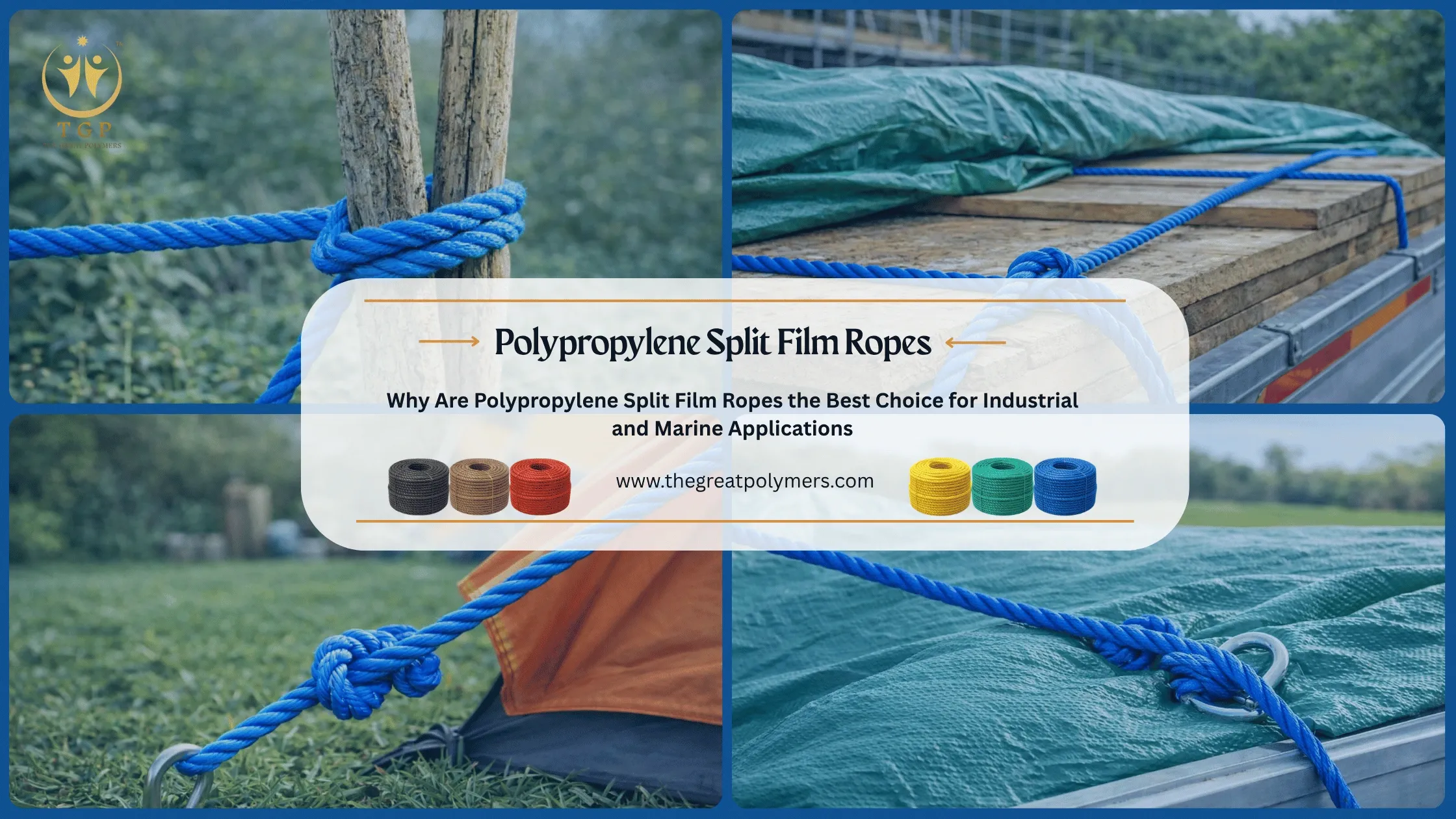 Polypropylene Split Film Ropes for Industrial Use Europe | The Great ...